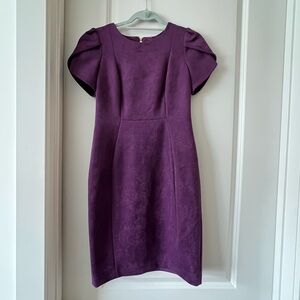Luxe purple velvet Calvin Klein dress!